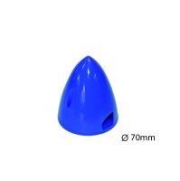 Dpower Kunststoff-Spinner &Oslash; 70 mm blau