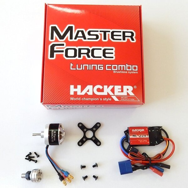 Dpower Hacker Brushless Set Master Force 2826CA-11 KV 1500 &amp; MC-22A ersetzt HC3536