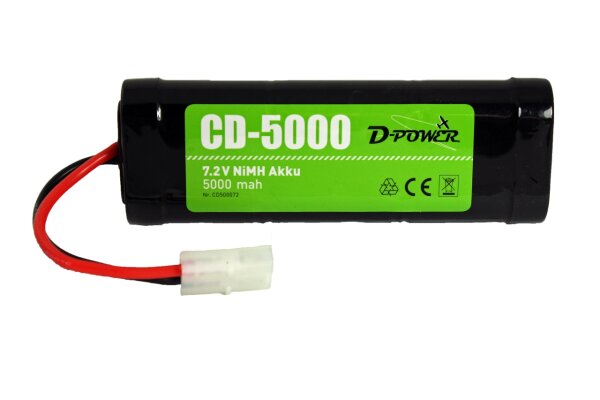 Dpower D-Power CD-5000 7.2V NiMH Akku mit Tamiya-Stecker