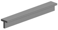 T-Profil, 35 cm lang, H&ouml;he/Breite 1,8 mm, 4 St&uuml;ck