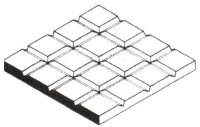 Gehwegplatten, 1x150x300 mm, Raster 3,2 mm, 1 St&uuml;ck