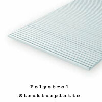 Strukturplatte, 300x600x0,5 mm. Raster 0,75 mm, 1 St&uuml;ck