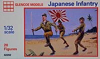 1/32 Japanische Infanterie, 20 Figuren